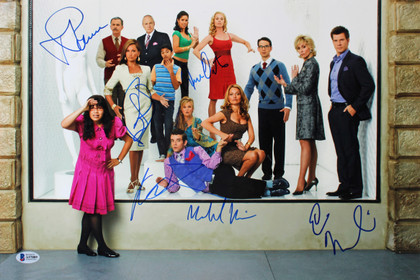 Ugly Betty (6) Ferrera, Mabius, Ortiz, Urie, +2 Signed 12x18 Photo BAS #A57889