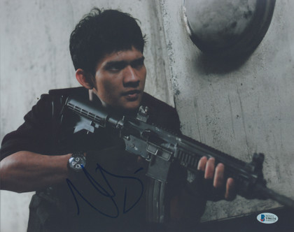 Iko Uwais Mile 22 Authentic Signed 11x14 Photo Autographed BAS #Y06134