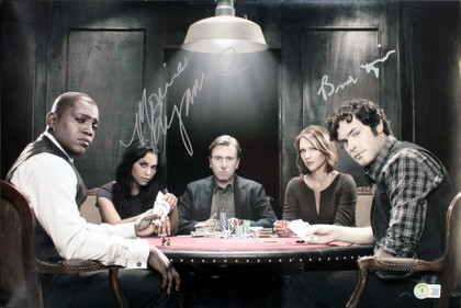 Lie To Me (2) Raymond & Hines Authentic Signed 12x18 Photo BAS #BA75432