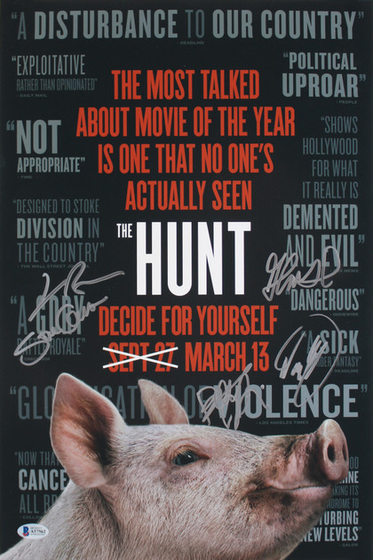The Hunt (4) Gilpin, , Blum, Crim & Howerton Signed 12x18 Photo BAS #A57562