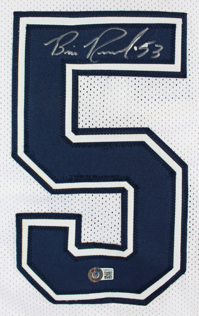 Bill Romanowski The Longest Yard Signed White Pro Style Jersey BAS Witnessed