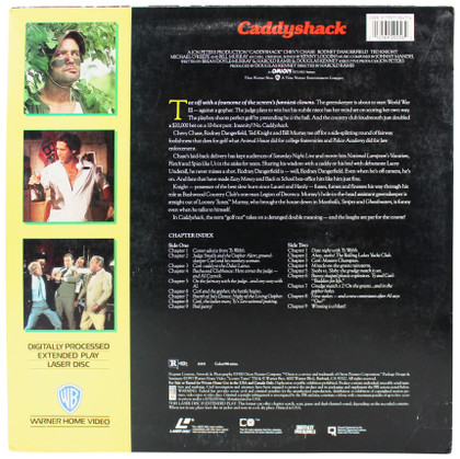 Chevy Chase Authentic Signed Caddyshack Laser Disc Cover w/Disc BAS Wit #M54600