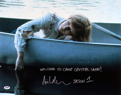 Ari Lehman Welcome To Camp Crystal Lake! Jason 1 Signed 16x20 Photo PSA #AB40137