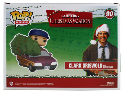 Chevy Chase Christmas Vacation Signed #90 Funko Pop Vinyl Figure w/ Red Sig BAS