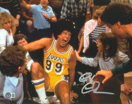 Chevy Chase Fletch Signed 11x14 Horizontal Stands Photo w/ Silver Sig BAS Wit