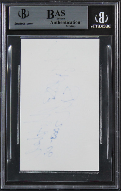 Finesse Mitchell Saturday Night Live SNL 2003-06 Signed 3x5 Index Card BAS Slab