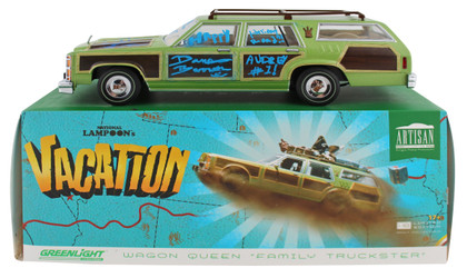 Vacation (4) Chase, D'Angelo, Hall & Barron Signed  Family Truckster BAS Wit 1