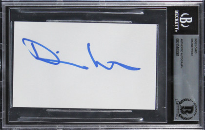 Dianne Wiest The Mayor of Kingstown Authentic Signed 3x5 Index Card BAS Slabbed
