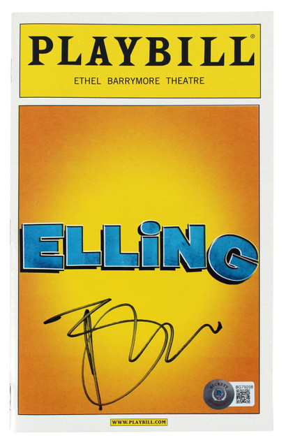 Brendan Fraser Elling Signed 5.5x8.5 Elling Playbill Program  BAS #BG79208