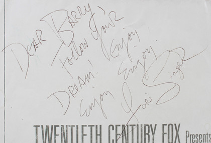 Lori Singer The Man With The Red Shoe Signed 27x40 Poster BAS #BH027668