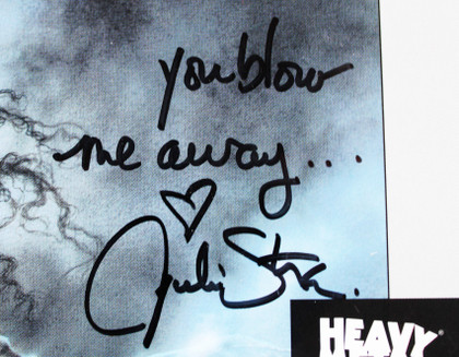 Julie Strain Heavy Metal Authentic Signed 1999 Luis Royo Calendar BAS #BA74090