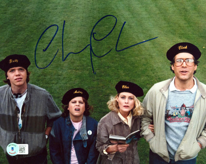 Chevy Chase European Vacation Authentic Signed 8x10 Photo BAS Witnessed #WY99772
