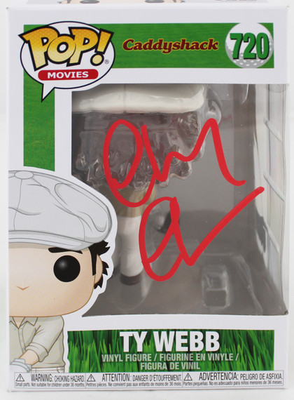 Chevy Chase Caddyshack Signed Ty Webb #720 Funko Pop Vinyl Figure BAS #WY99786