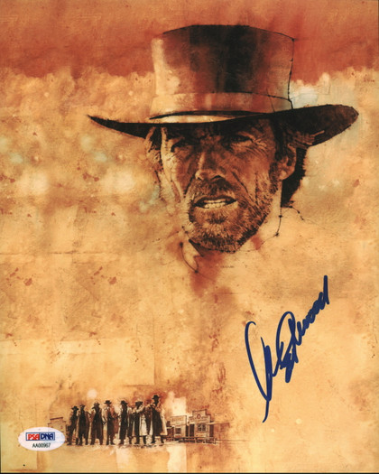 Clint Eastwood The Good, the Bad and the Ugly Signed 8x10 Photo PSA/DNA #AA00967