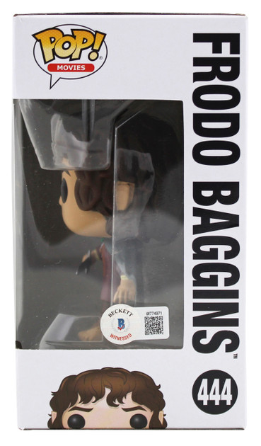 Elijah Wood Lord of the Rings "Frodo" Signed Funko Pop Vinyl Figure BAS #W774971