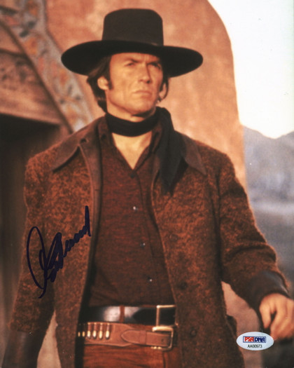 Clint Eastwood The Good, the Bad and the Ugly Signed 8x10 Photo PSA/DNA #AA00973