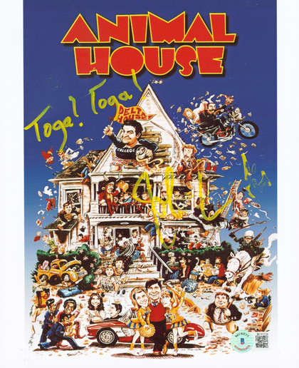 John Landis Animal House "Toga! Toga!" Authentic Signed 8x10 Photo BAS #BC13734