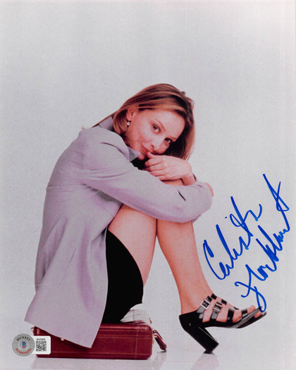Calista Flockhart Ally McBeal Authentic Signed 8x10 Photo BAS #BK03858