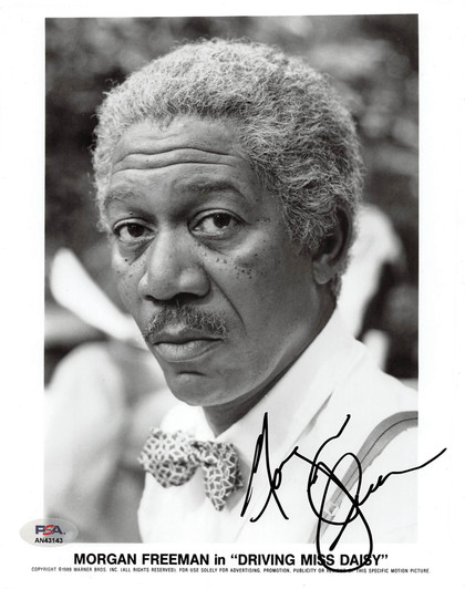 Morgan Freeman Driving Miss Daisy Authentic Signed 8x10 Photo PSA/DNA #AN43143
