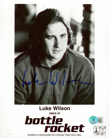 Luke Wilson Bottle Rocket Authentic Signed 8x10 Photo Autographed BAS #BK03904