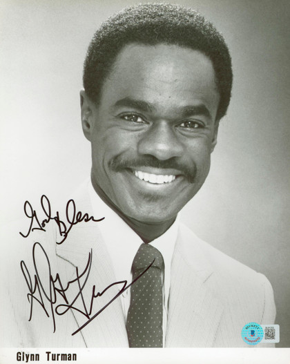 Glynn Turman Cooley High "God Bless" Authentic Signed 8x10 Photo BAS #BL81253