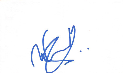 Wilmer Valderrama That 70's Show Authentic Signed 3x5 Index Card BAS #BL96273