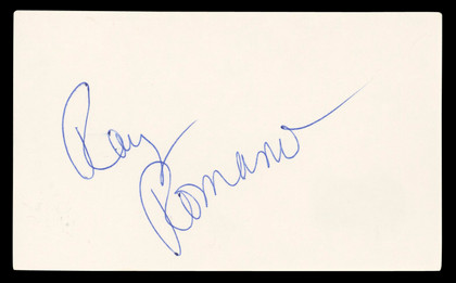 Ray Romano Everybody Loves Raymond Authentic Signed 3x5 Index Card BAS #BL98550
