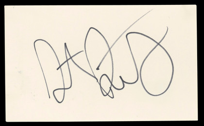 Steve Guttenberg Police Academy Authentic Signed 3x5 Index Card BAS #BL98480