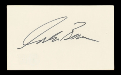 Corbin Bernsen L.A. Law Authentic Signed 3x5 Index Card Autographed BAS #BL96489