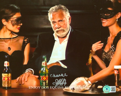 Jonathan Goldsmith The Most Interesting Man Signed 8x10 Photo BAS #BC13670