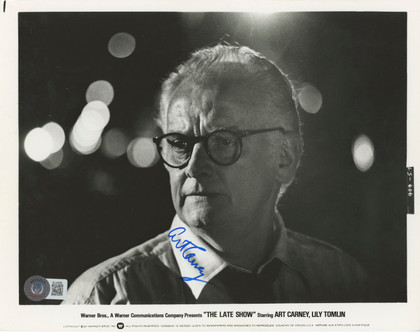Art Carney The Late Show Authentic Signed 8x10 Photo Autographed BAS #BL44569