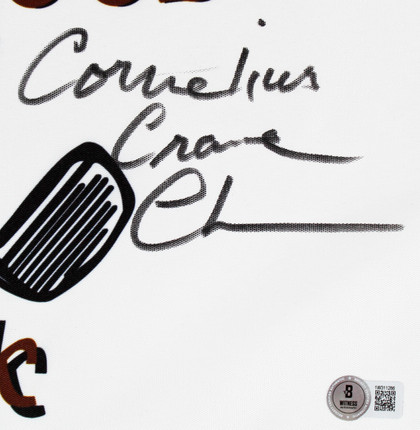 Chevy Chase Caddyshack Signed Bushwood Country Club Flag BAS Witnessed #1W311286