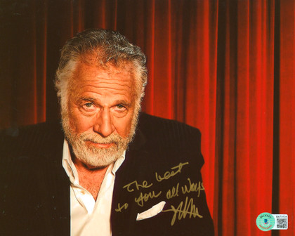 Jonathan Goldsmith The Most Interesting Man Signed 8x10 Photo BAS #BA73134