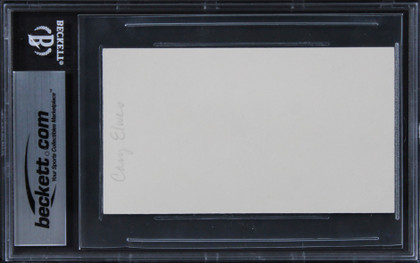 Cary Elwes The Princess Bride Authentic Signed 3x5 Index Card BAS Slabbed 3