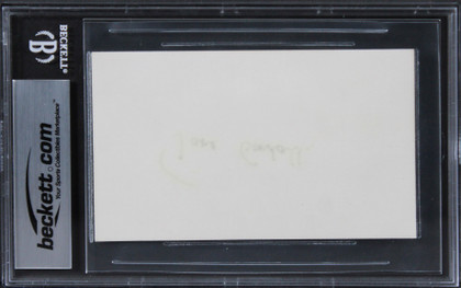 Jane Goodall Gorillas in the Mist Authentic Signed 3x5 Index Card BAS Slabbed 2