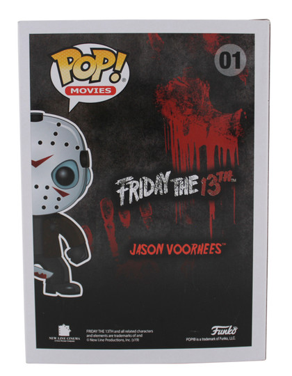Ari Lehman "First F'n Jason" Signed Funko Pop Vinyl Figure w/ Yellow Sig BAS Wit