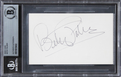 Betsy Palmer Friday The 13th Authentic Signed 3x5 Index Card BAS Slabbed 2
