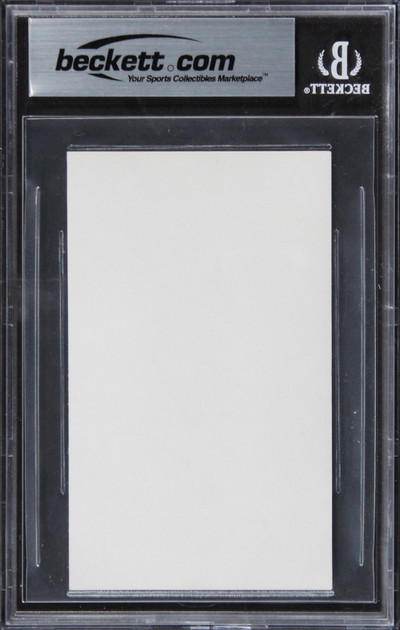 Kirk Douglas Spartacus Authentic Signed 3x5 Index Card Autographed BAS Slabbed 2