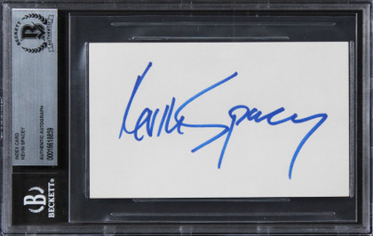Kevin Spacey The Usual Suspects Authentic Signed 3x5 Index Card BAS Slabbed 2