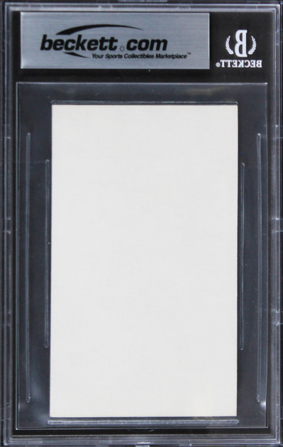 Bob Hope The Ghost Breakers Authentic Signed 3x5 Index Card BAS Slabbed 2