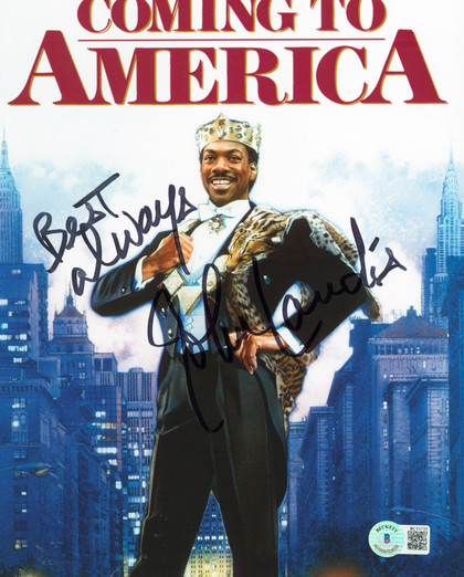 John Landis Coming to America "Best Always" Signed 8x10 Vertical Photo BAS