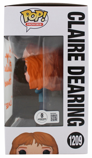 Bryce Dallas Howard "Claire" Jurassic World Signed Funko Pop Vinyl Figure BAS 1