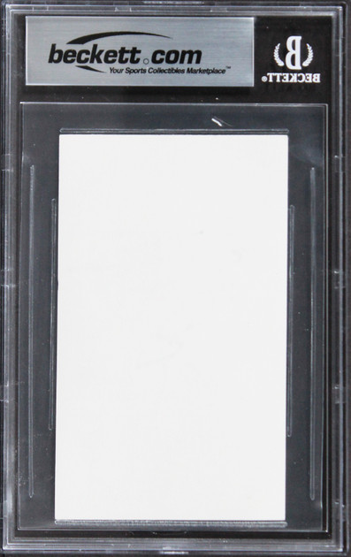 James Gandolfini The Sopranos Authentic Signed 3x5 Index Card BAS Slabbed 2