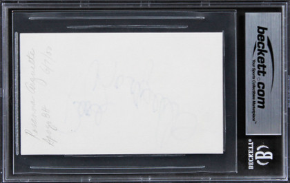 Rosanna Arquette Pulp Fiction Authentic Signed 3x5 Index Card BAS Slabbed 3 Version 1