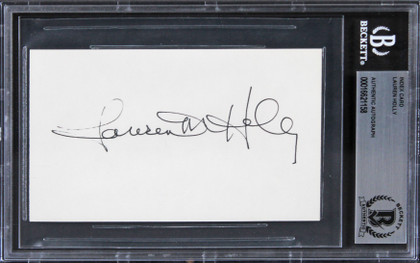 Lauren Holly Dumb and Dumber Authentic Signed 3x5 Index Card BAS Slabbed 2