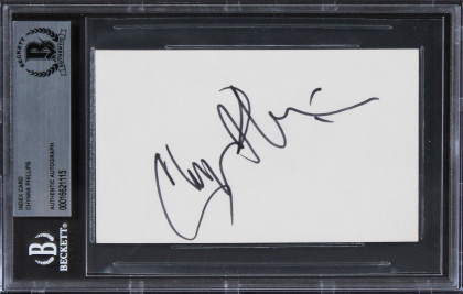 Chynna Phillips Bridesmaids Authentic Signed 3x5 Index Card BAS Slabbed 4