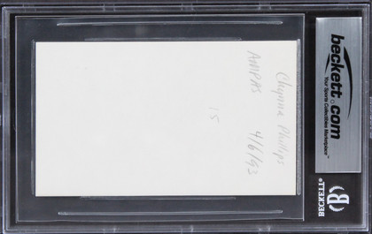 Chynna Phillips Bridesmaids Authentic Signed 3x5 Index Card BAS Slabbed 4