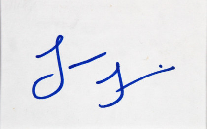 Jason Bateman & Laura Linney Ozark Signed Index Card Framed Display BAS #BL96991