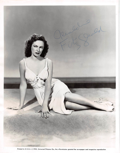 Geraldine Fitzgerald Uncle Harry Authentic Signed 8x10 Photo BAS #BN29183