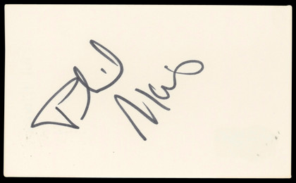 Phil Morris Meet the Spartans Authentic Signed 3x5 Index Card BAS #BN89115